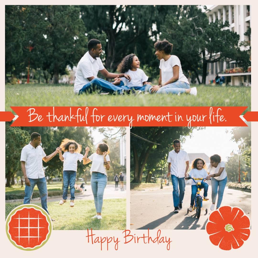 Happy Birthday Photo Collage