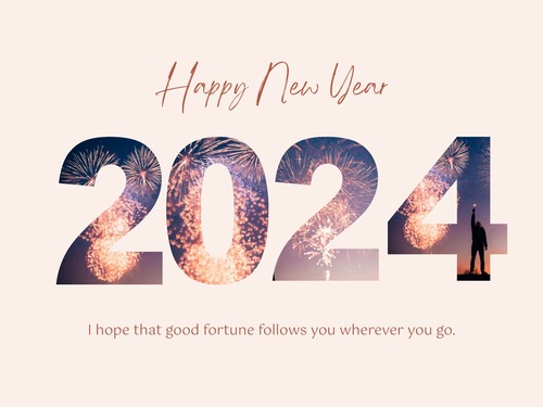 Bonne Année 2024 : Modèles de textes, images & cartes
