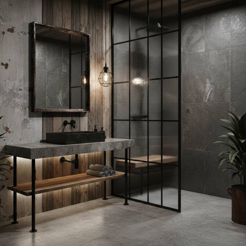 Industrial Bathroom Design
