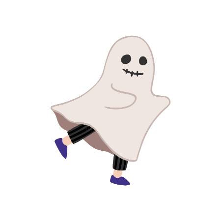 Kids Ghost Costume Emoji