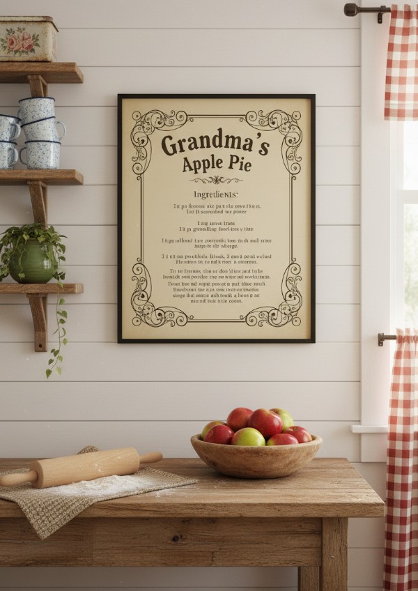 Kitchen Poster Mockup