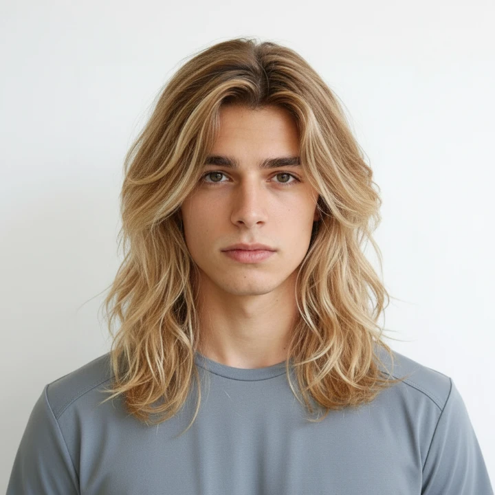 Long Textured Layered