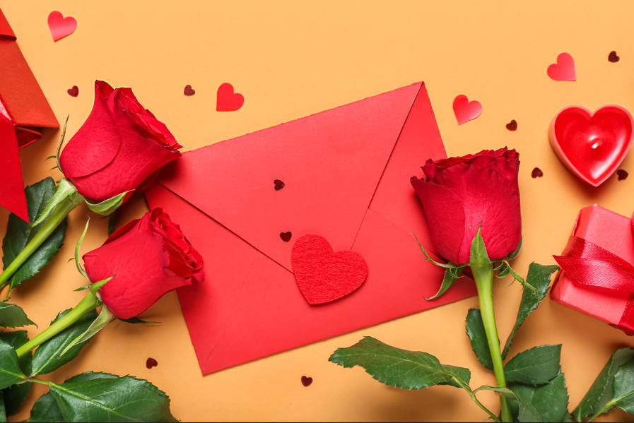 Love Letter and Red Roses
