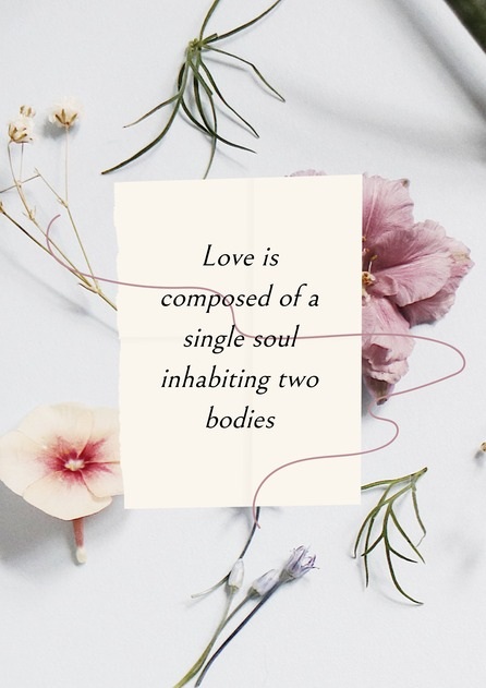 Love Quote Valentines Day Poster Template