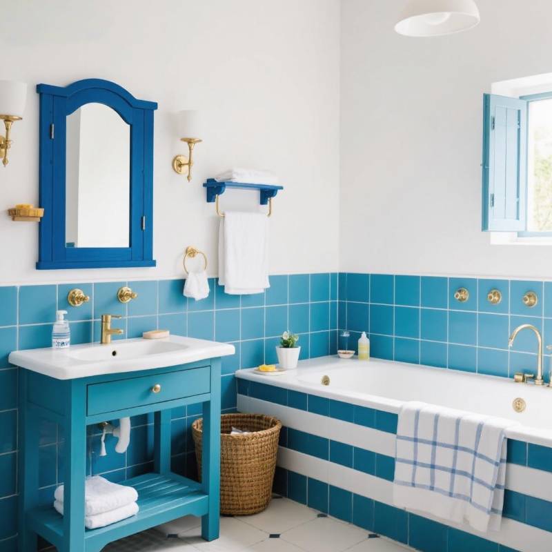 Mediterranean Bathroom design