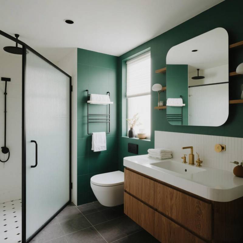 Mid Century Modern Bathroom Design