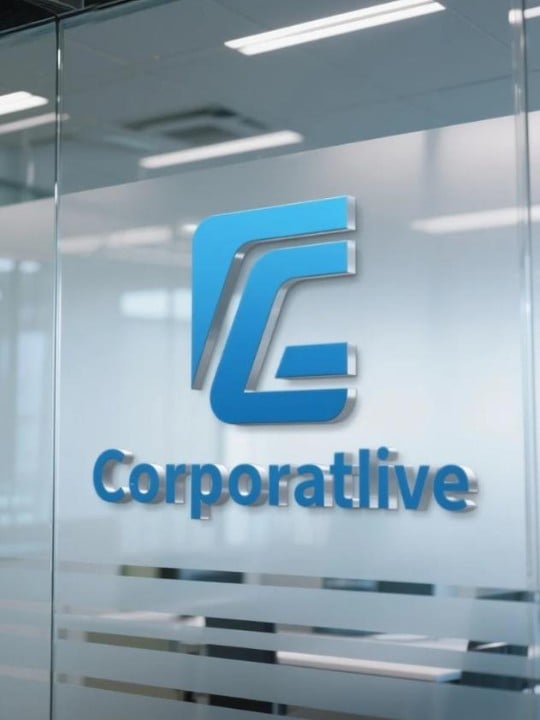 Office Glass Logo Mockup