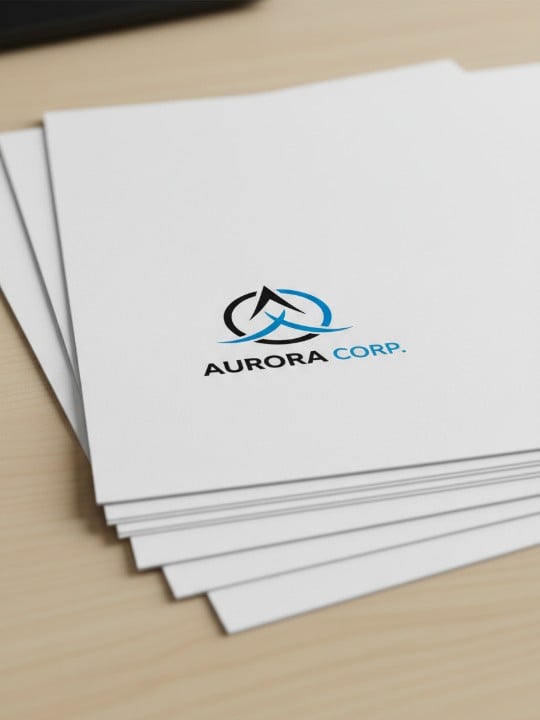 Paper Logo Mockup