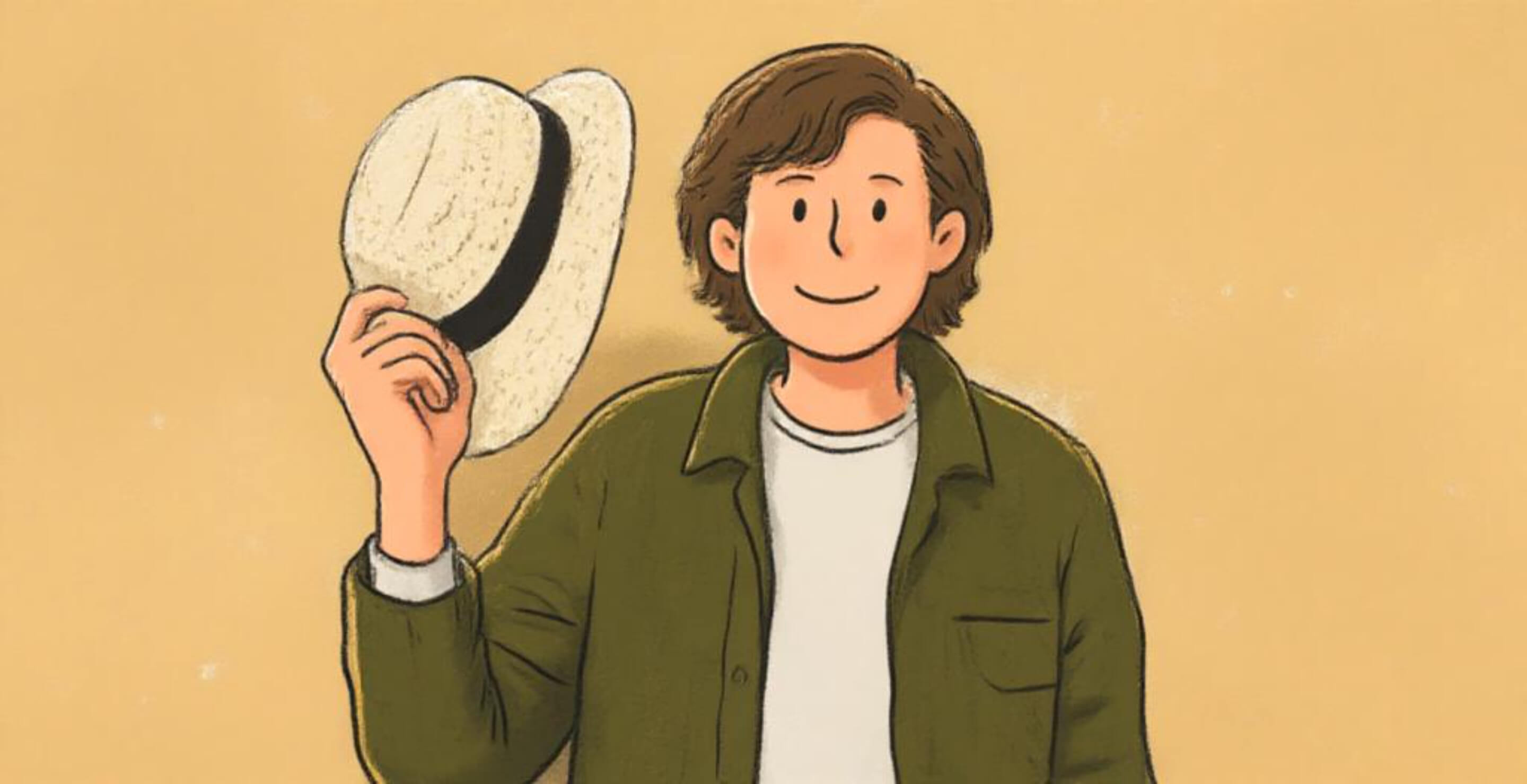 Person in eine einfache Zeichnung in Fotor