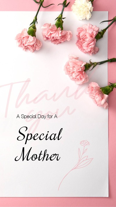 Pink Aesthetic Mothers Day Instagram Story