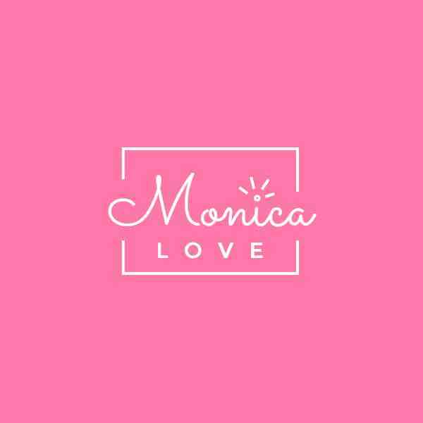 Modelo do Logotipo Pink Elegant Personal Brand Instagram