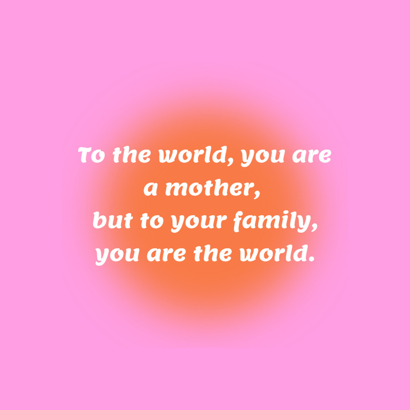 Pink Minimalist Mothers Day Quote for Instagram Post
