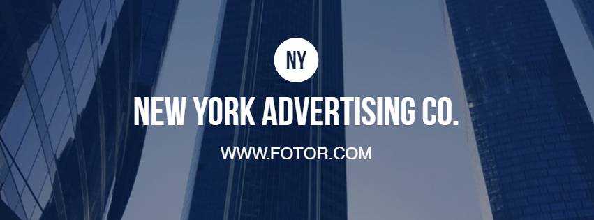 Plantilla de portada de Facebook de empresa creativa azul