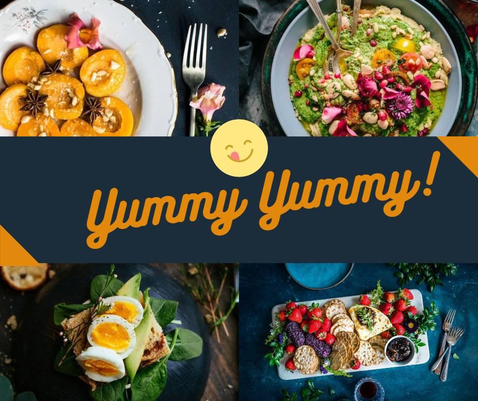 Plantilla de publicación de Facebook de comida de primavera