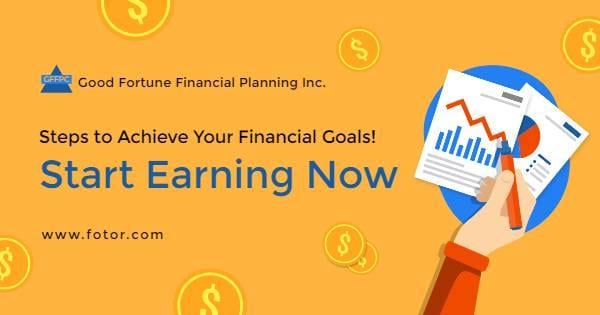 Plantilla de publicidad en Facebook de empresa financiera