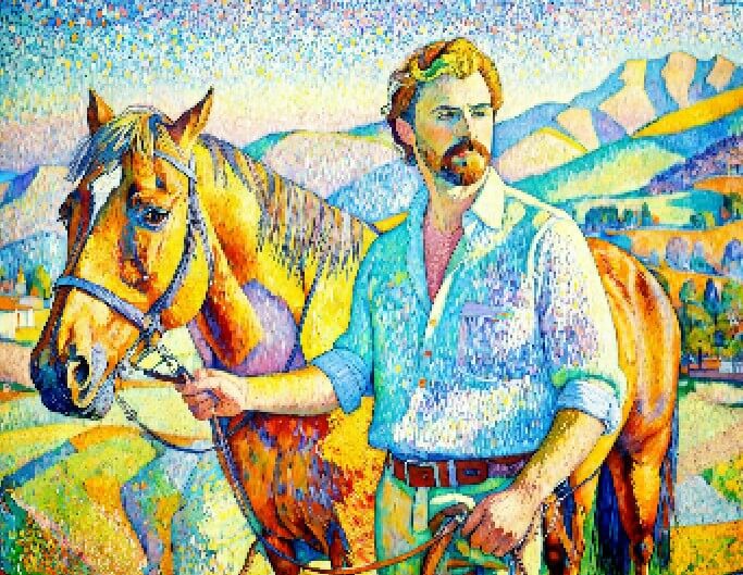 Pointillism Painting