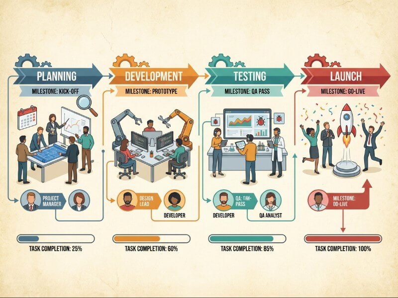 Project Progress Workflow