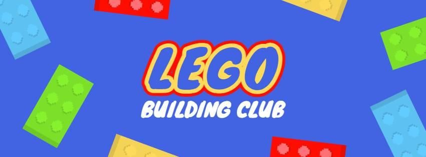 Facebook-Cover-Vorlage für den roten Lego Building Club