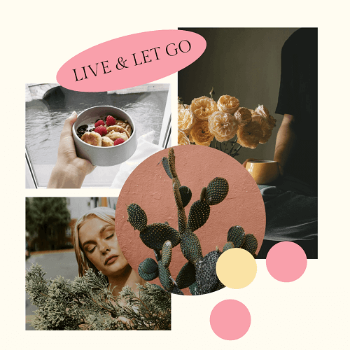 Retro Moodboard Bispiel