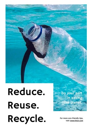 School Recycling Poster Design