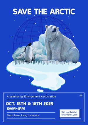 School Save the Earth Poster Design