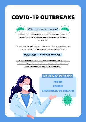 Scientific Epidemic Diseases Prevention Poster Design