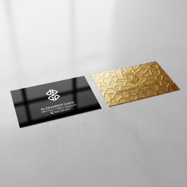 Side by Side Luxury Cards