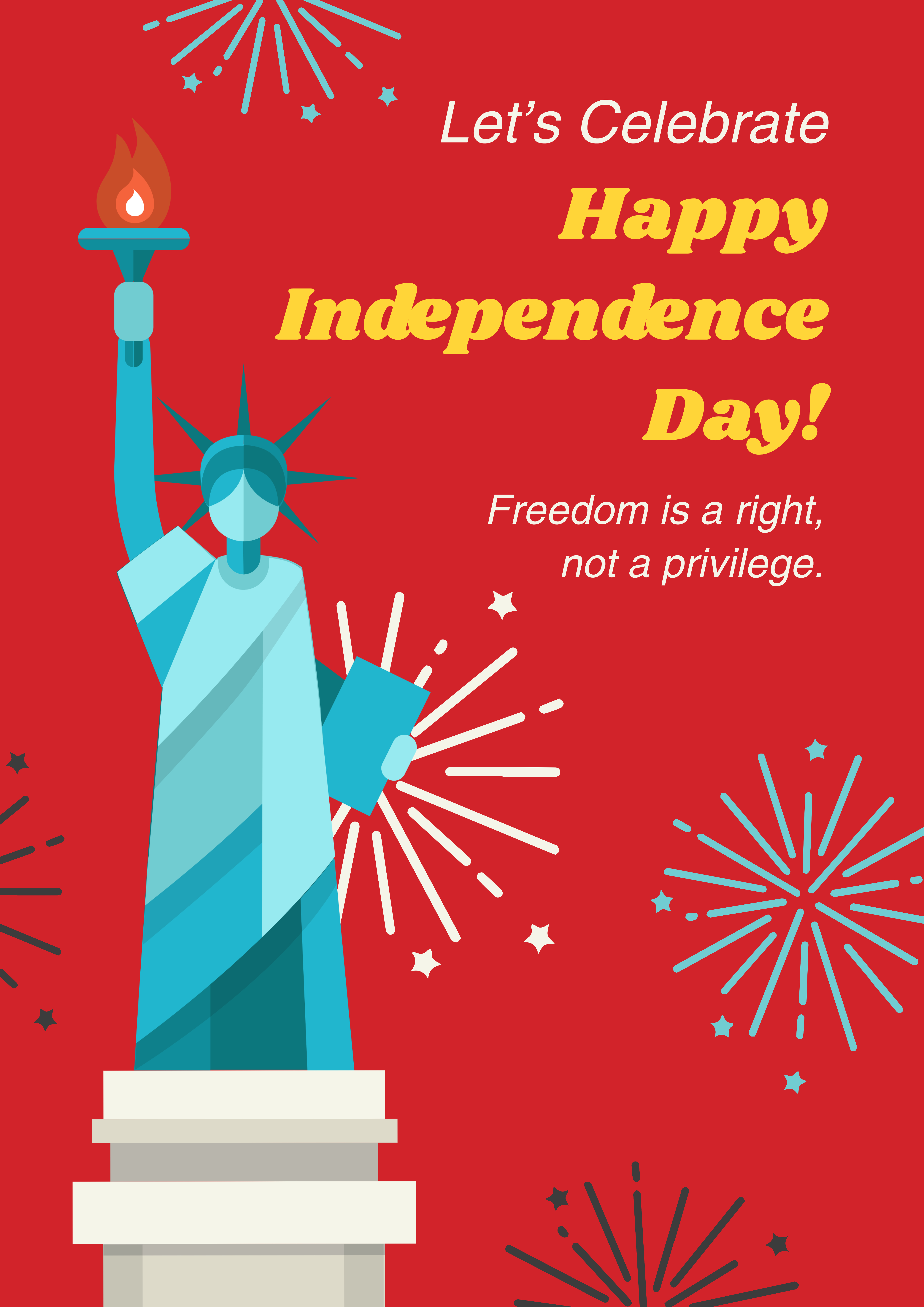 Statue of Liberty Independence Day