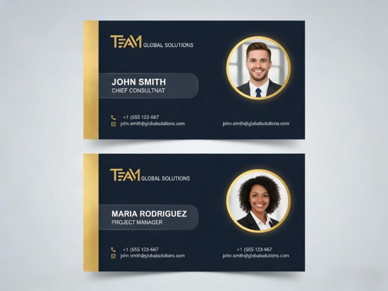 Team Template Business Card