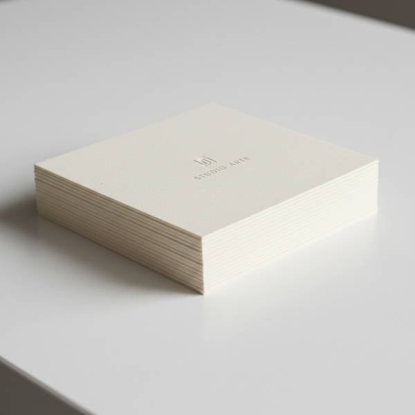 Thick Paper Card Close up