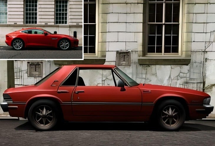 Turn a car photo into PS2 Playstation video game style