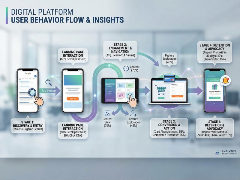 User Behavior Analysis Chart