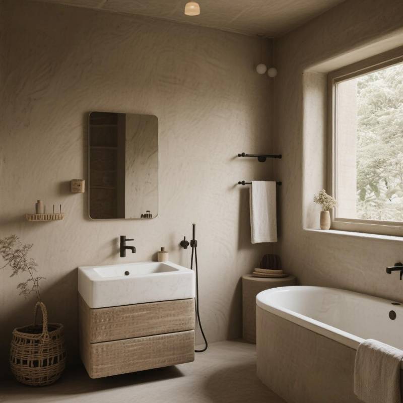 Wabi Sabi Bathroom Design