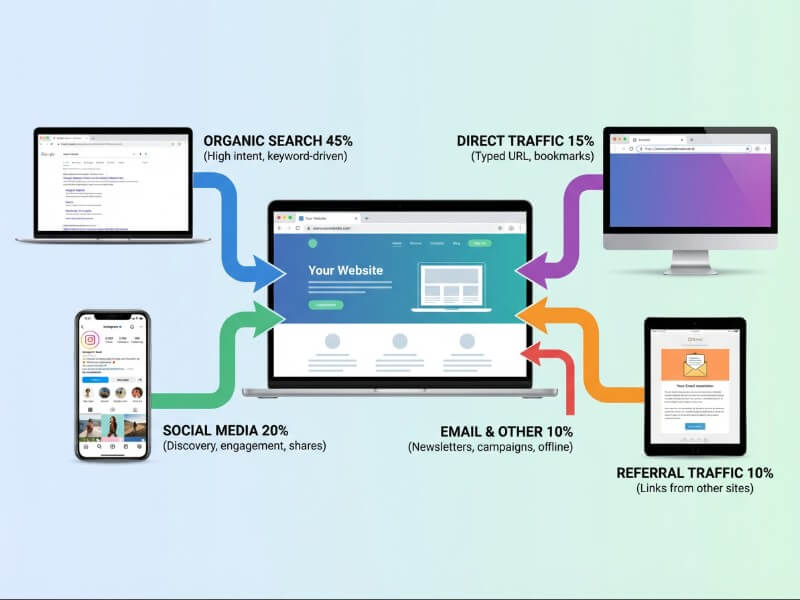 Website Traffic Source Analysis
