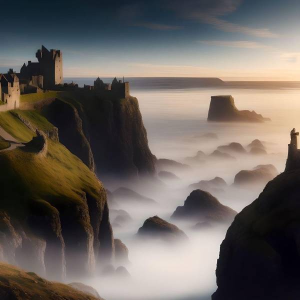 A mountain landscape made by ai landscape generator