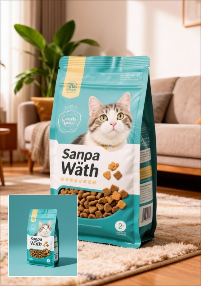 A realistic pet beverage photoshoot generated by fotor ai product photography generator