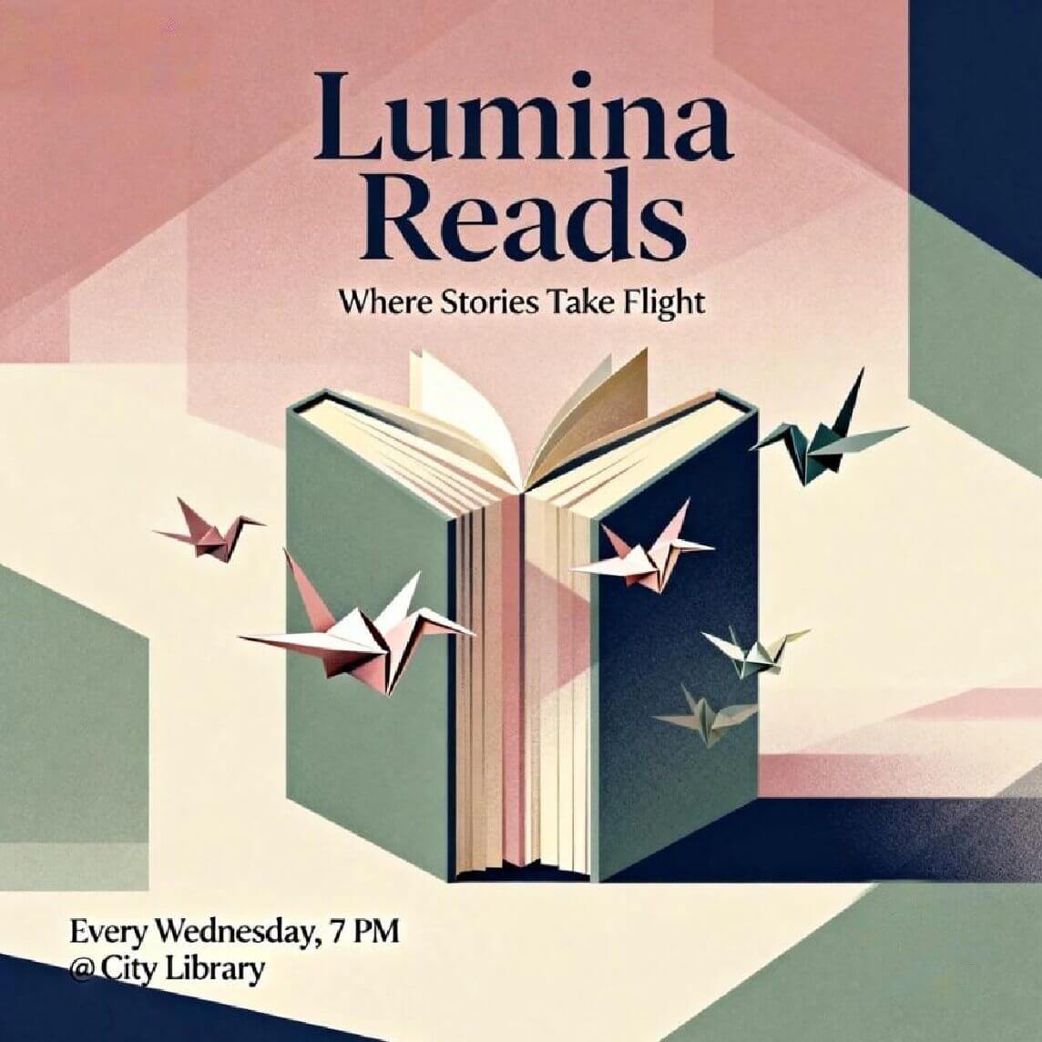 A summer reading challenge social media post template