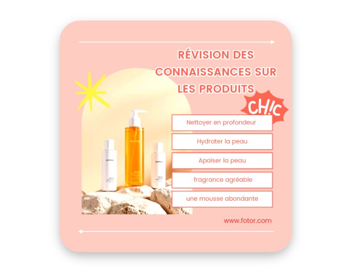 Fiche de révision des produits
