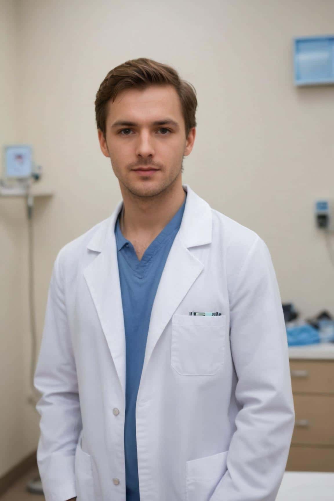 Ai generated headshot for a male doctor