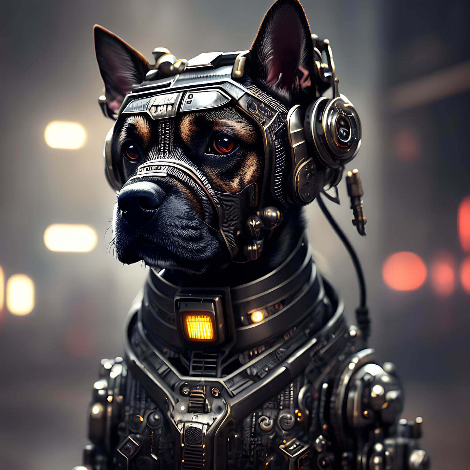 Chú chó robot bởi AI tạo nên ra