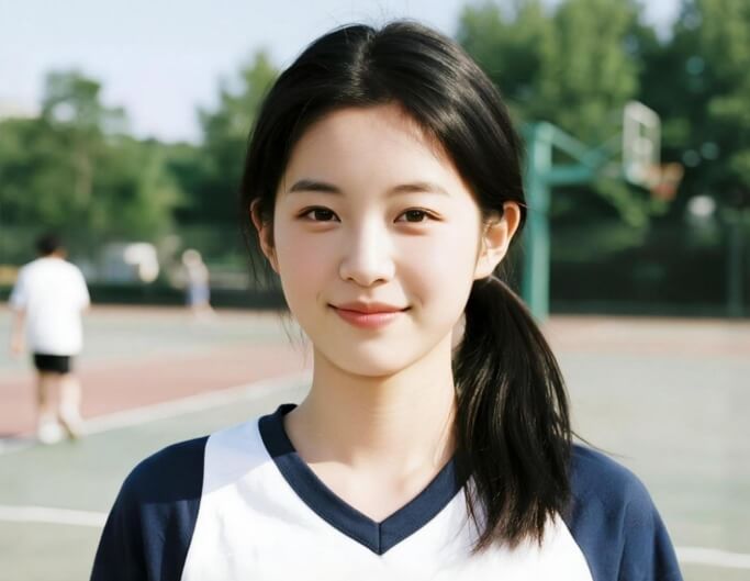 若い女子のAI美女画像生成