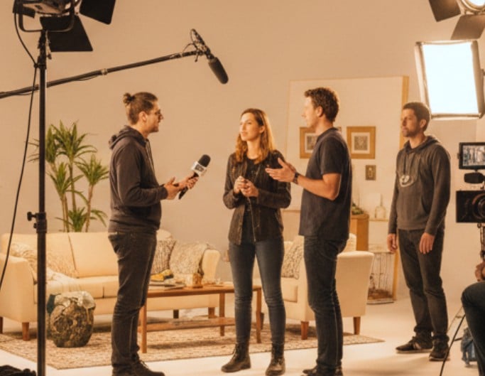 AI Instagram post idea about befind the scenes