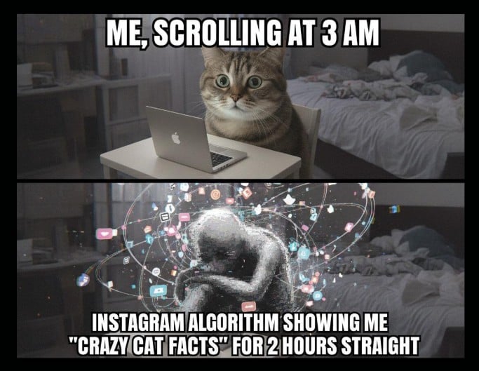 AI Instagram post idea about meme