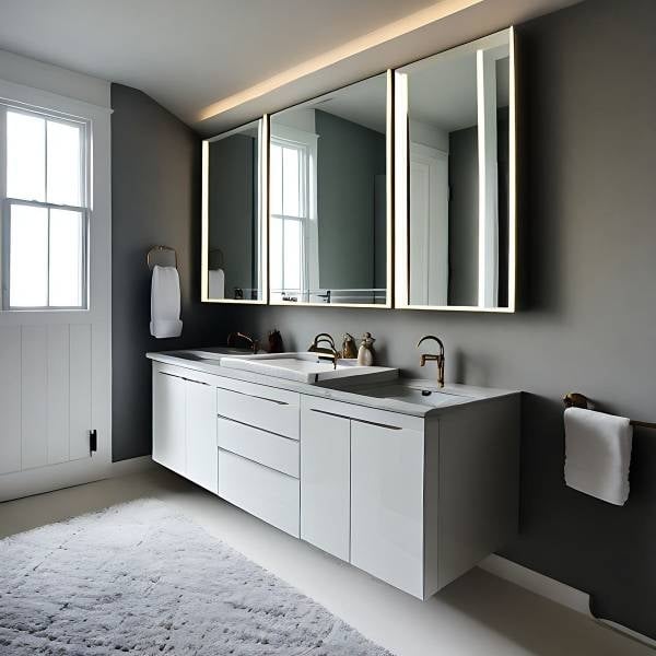 Décoration d'intérieur de la salle de bains