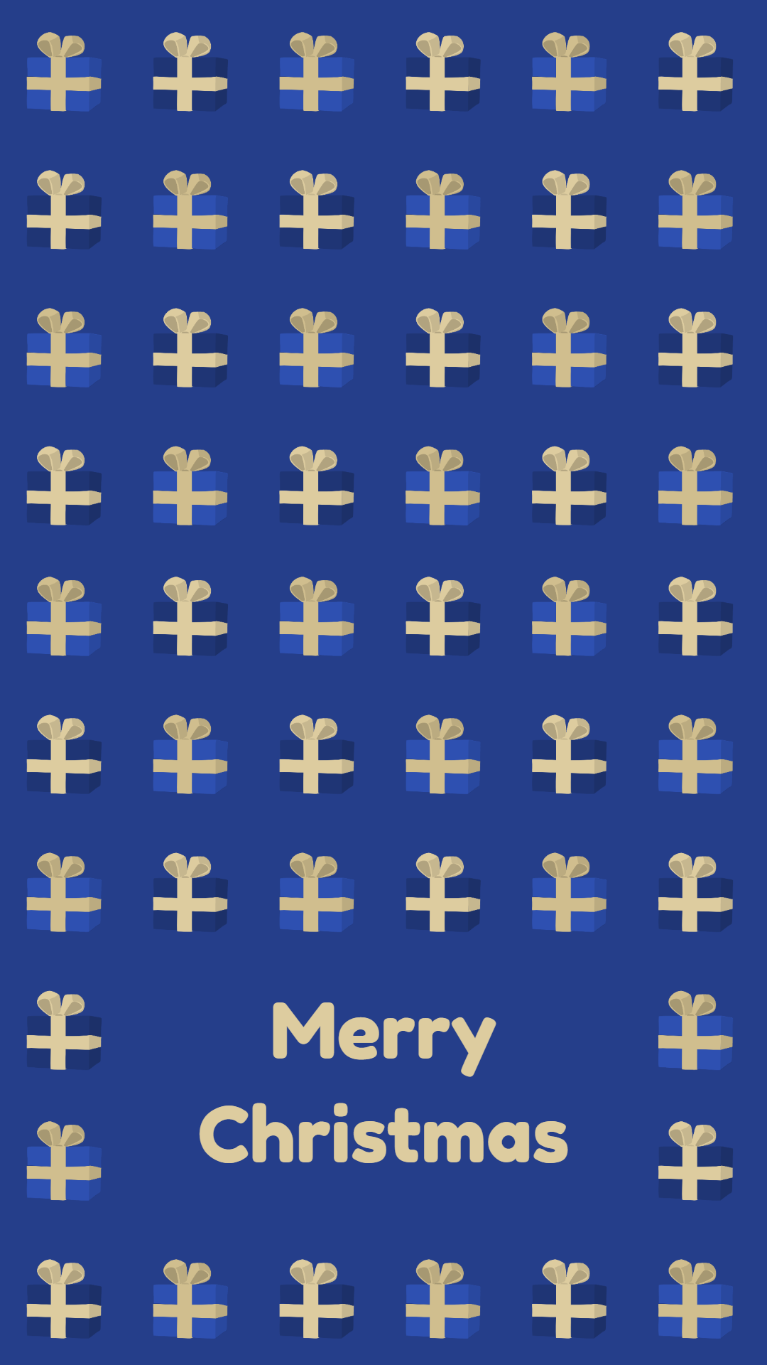 Blue Christmas Background