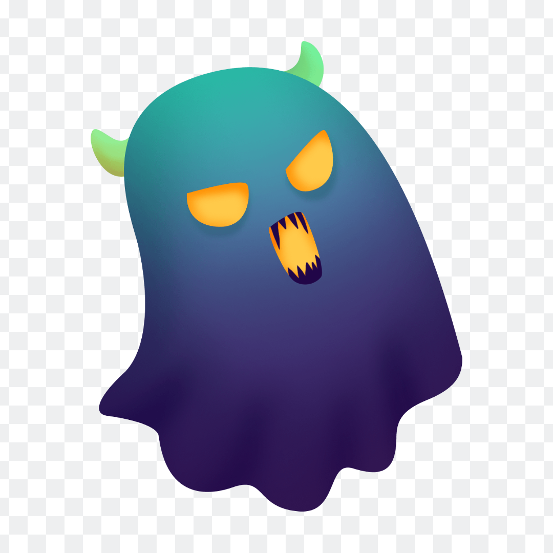 Blue halloween clipart ghost png