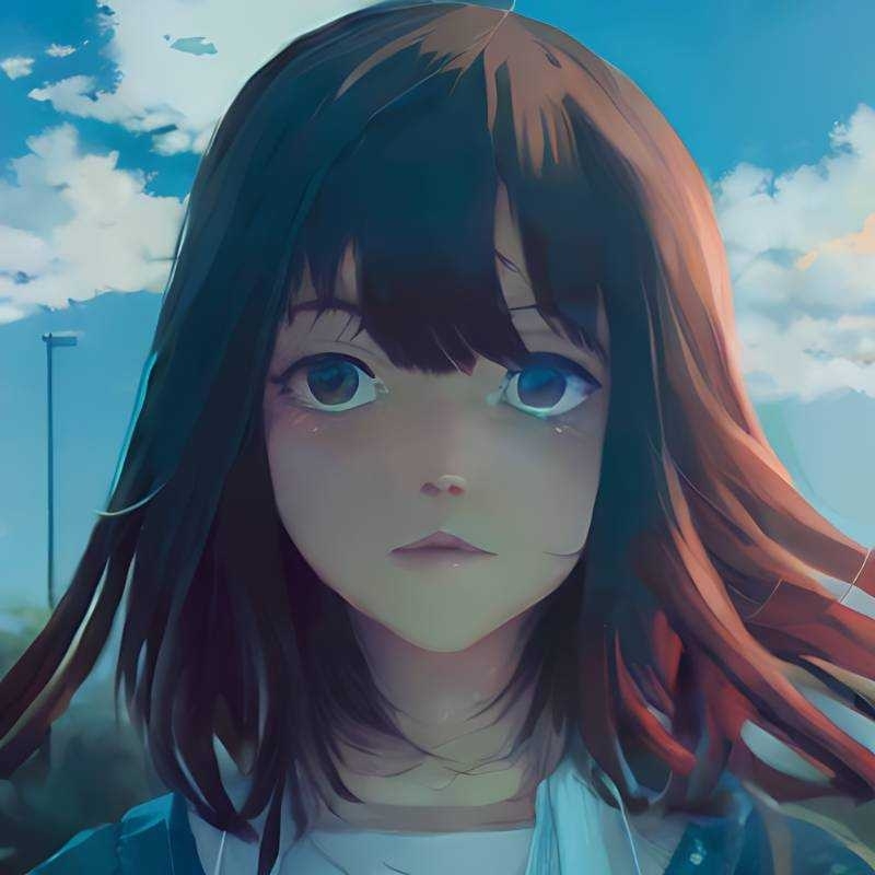 Avatar de fille de dessin animé