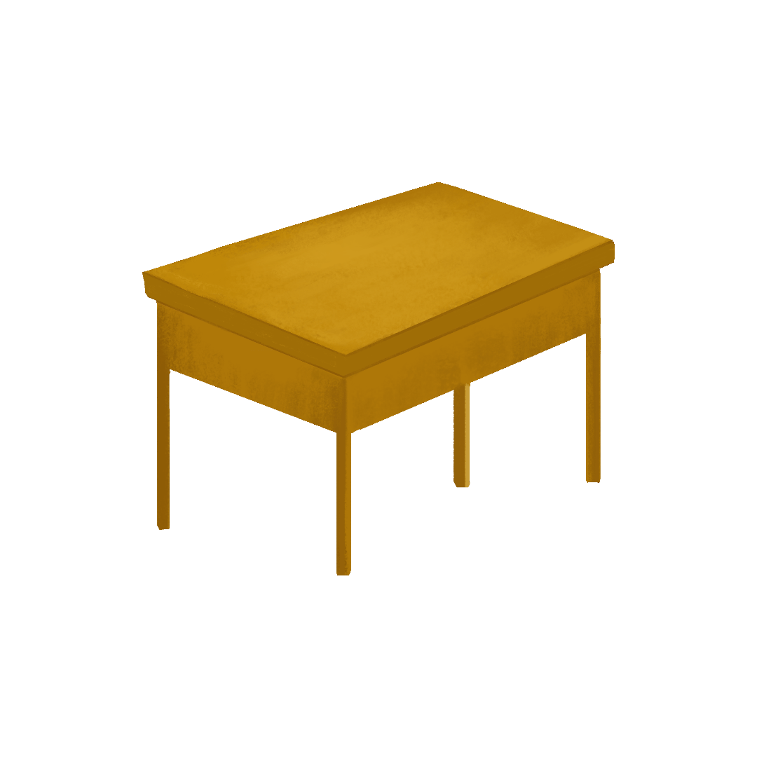 Classroom desk clipart
