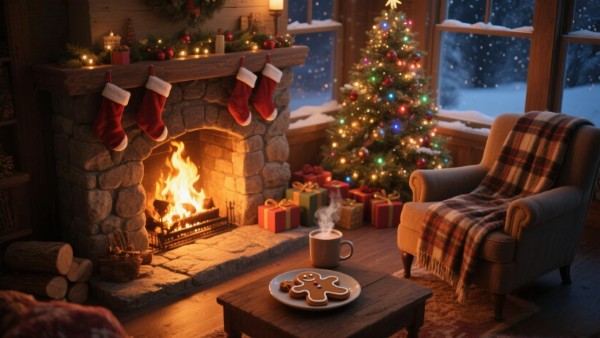 Gemütliches Kaminzimmer