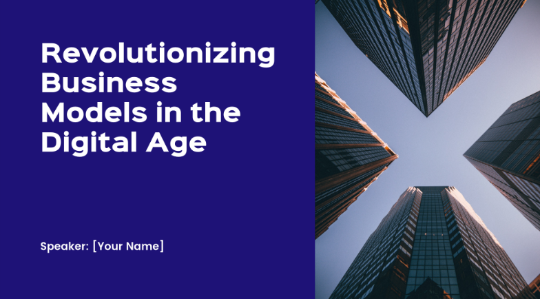 Dark purple modern business report presentation